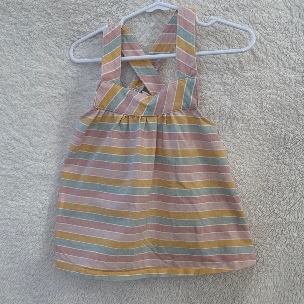 Maggie & Zoe Pastel Striped Dress